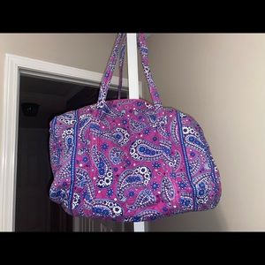 Large Vera Bradley duffel bag